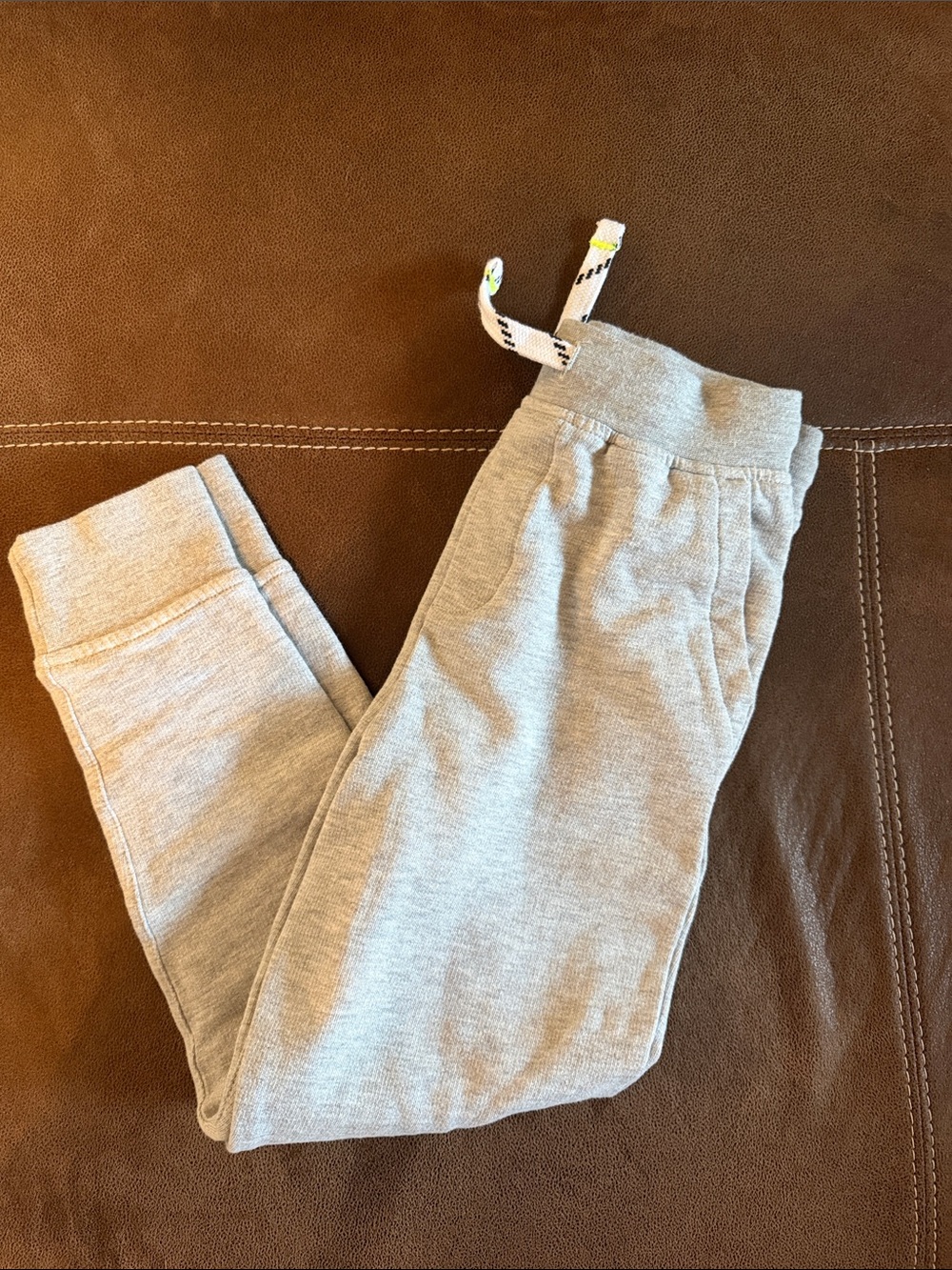 Kids Gray Jogger Sweatpants - Light Gray